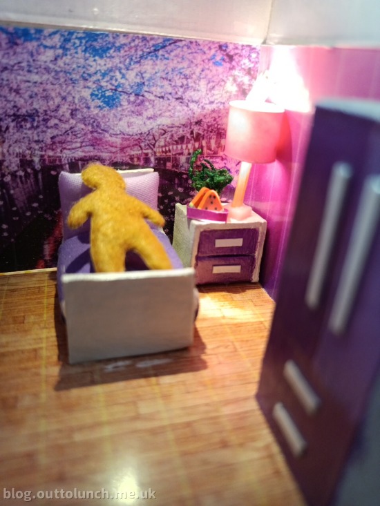 bedroom with light