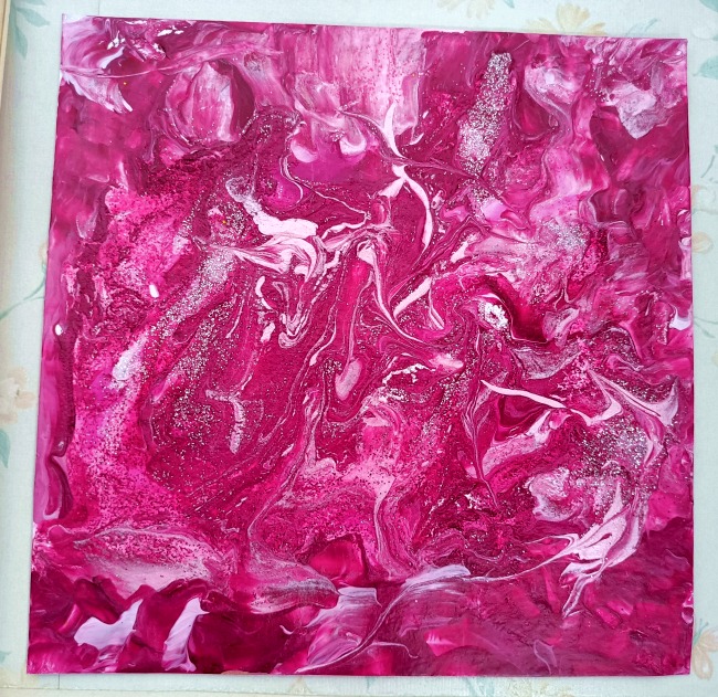 acrylic pour