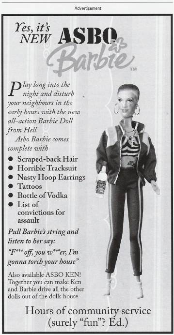 Asbo Barbie!