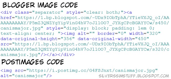 blogger vs postimages