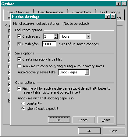 secret settings